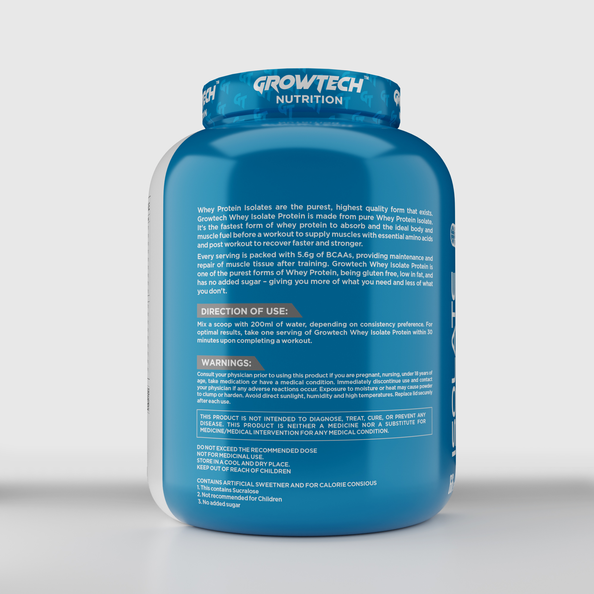 Isolate Whey Protein 2kg Growtech