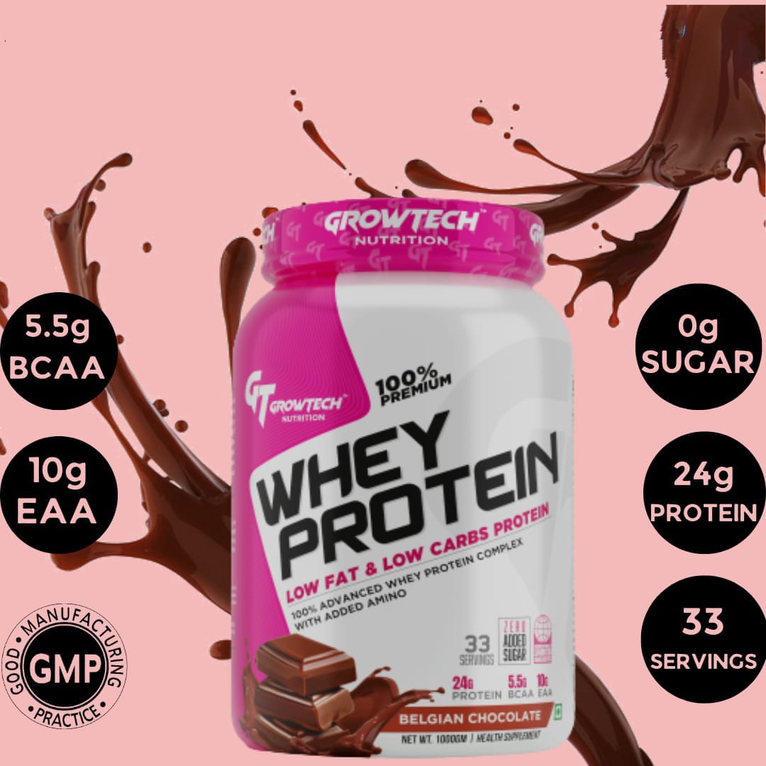 Growtech Nutrition WHEY PROTEIN BANNER