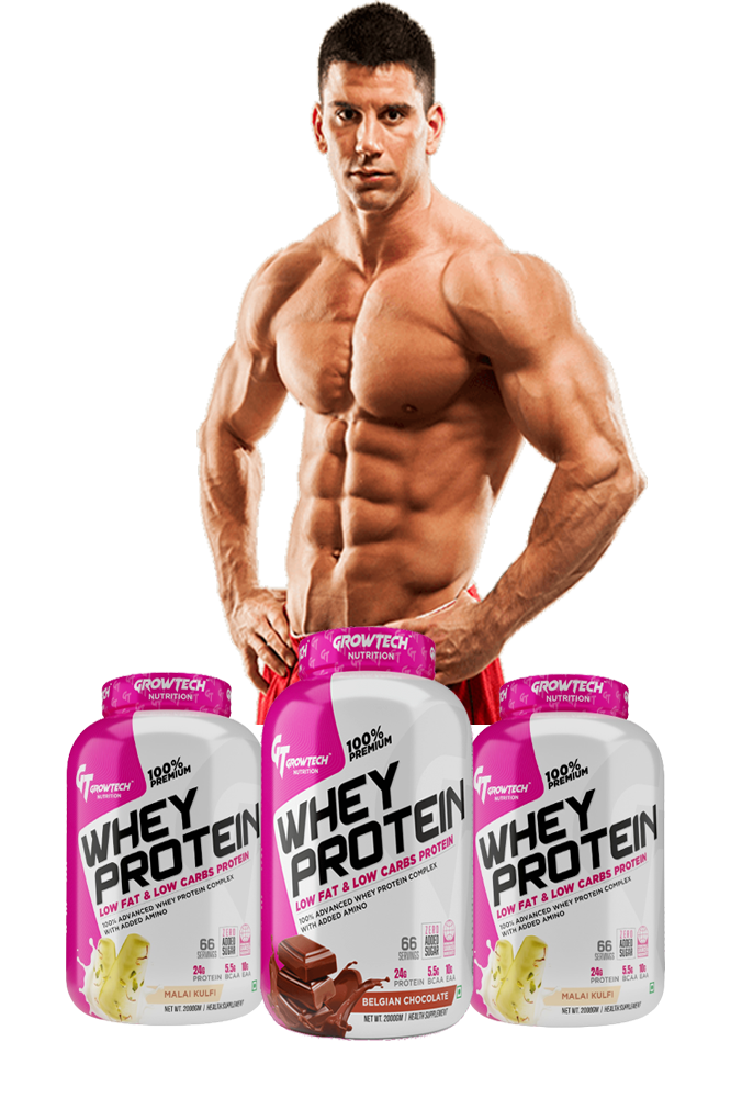 Growtech WHEY PROTEIN Banner